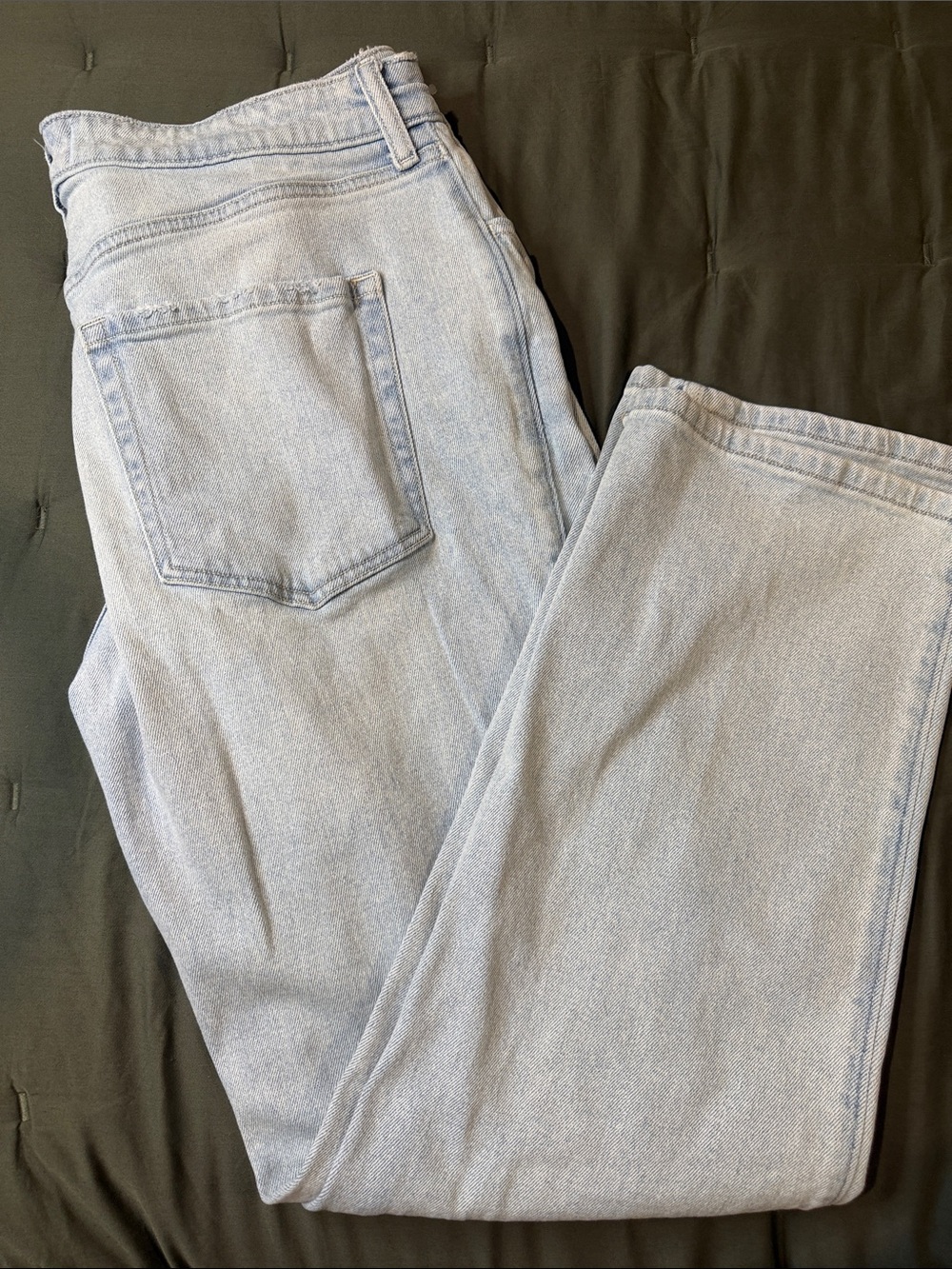 Hollister Pale Blue Straight Jeans